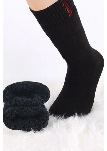 Kadın Siyah Termal Içlik Alt Üst Takım Termal Şapka, Eldiven,1 Çift Çorap Kışlık Tam Giyim Seti modelleri