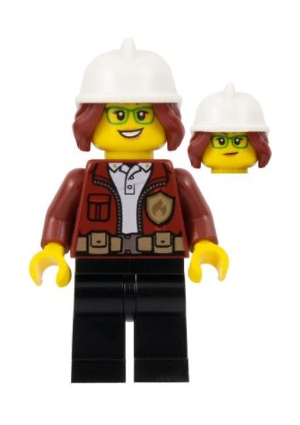 Minifigür Fire Chief, Female Freya Mccloud CTY1288