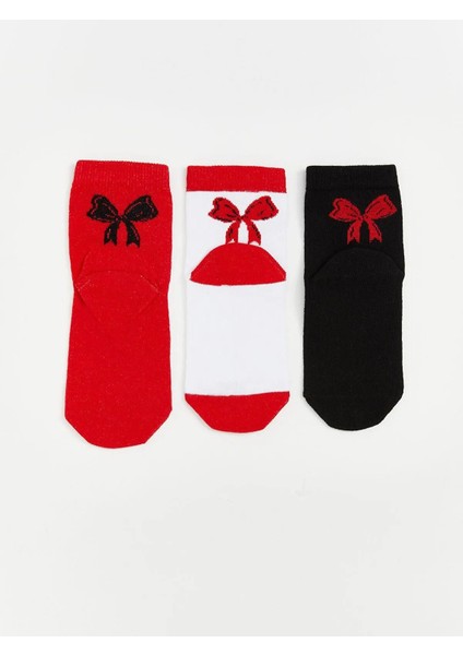 Lcw Kids Desenli Kız Çocuk Soket Çorap 3'lü (W5) fiyatları