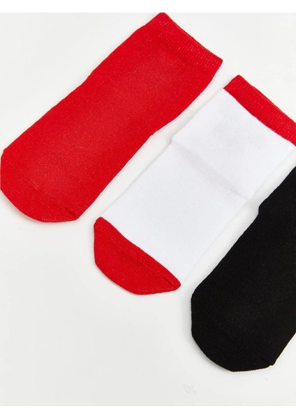 Lcw Kids Desenli Kız Çocuk Soket Çorap 3'lü (W5) modelleri