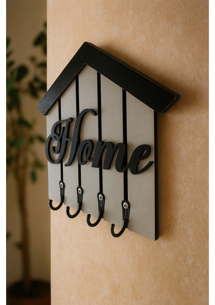 Home Yazılı Ev Şeklinde Duvar Tipi Anahtarlık Askılığı fırsatları