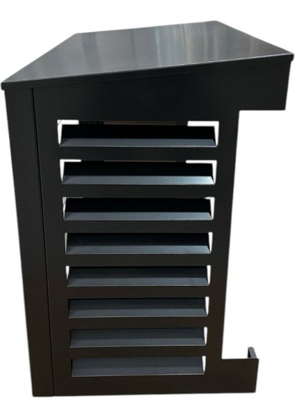 Klima Motoru Gizleme Kafesi 86X44X65 cm (H) Ral 7016 Antrasit Panjurlu Xs Model 9000-12000 BTU modelleri