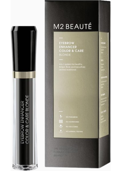 M2 Beauté Eyebrow Enhancer Color & Care 6ml, Kaş Güçıendirici Renkli Bakım Jeli