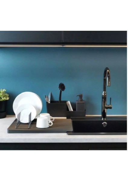 Pratik Vantuzlu Plastik Bulaşık Fırçası, Siyah Renkli, Hijyenik Temizlik Kolaylığı fırsatları