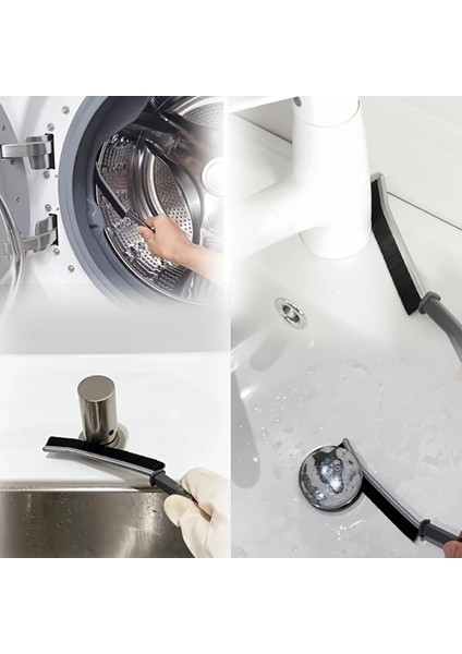 Temizlik Fırçası Seti: Sert Kıllı ve Kuğu Çatlak Temizleme Fırçası fırsatları