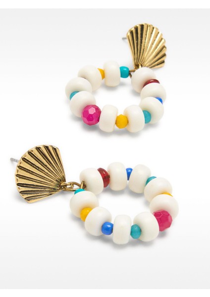 Çok Renkli Boncuklu Küpe fiyatları