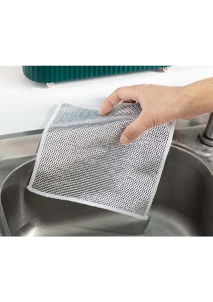 Naylon Ovma Bezi, 20X20 Cm, Tencere ve Tava Temizliği Için Uygun fiyatları