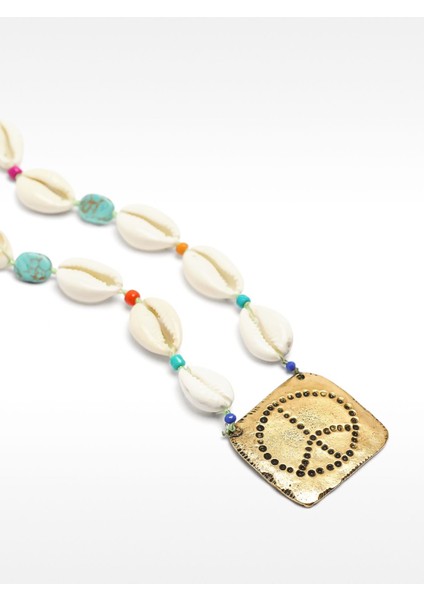 Kısa Deniz Kabuğu Kolye modelleri