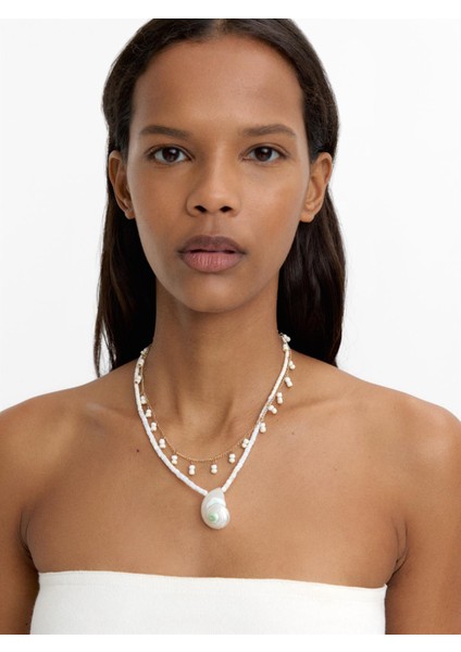 Deniz Kabuklu Kolye Seti