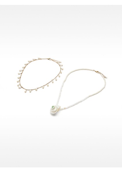 Deniz Kabuklu Kolye Seti fırsatları