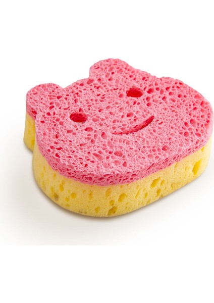 Sevimli Ayıcık Figürlü Çift Yüzeyli Bulaşık Süngeri, Temizlik Için Pratik ve Eğlenceli modelleri