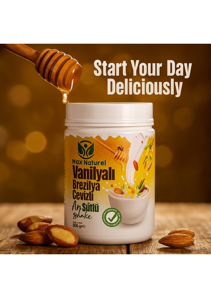 Vanilyalı Brezilya Cevizli Shake