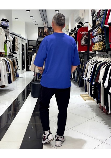 Livefast Baskılı Oversize Erkek T-Shirt