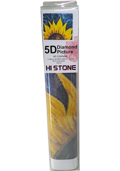 5d Elmas Taş Işleme Kiti 40X50 cm Ayçiçeği Desen modelleri