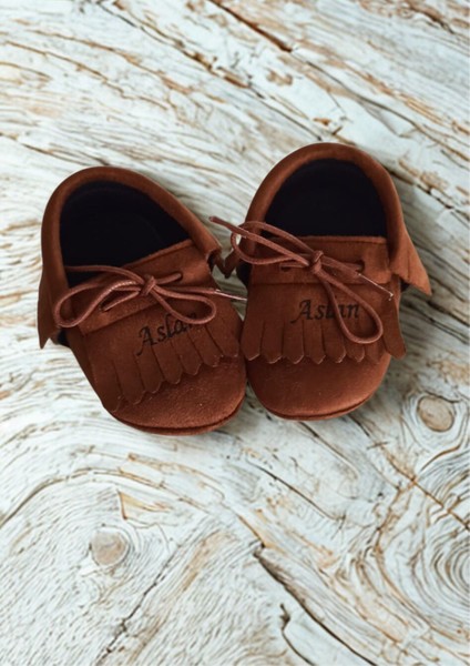 Bebeğinize Özel Nubuk Şirin Taba Renkli Ayakkabı modelleri