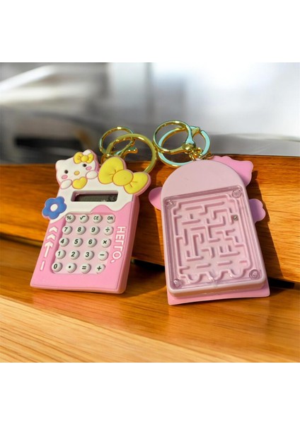 Hello Kitty Figürlü Anahtarlık & Çanta Süsü (Mini Bir Hesap Makine ve Labirent Oyunlu) indirimleri