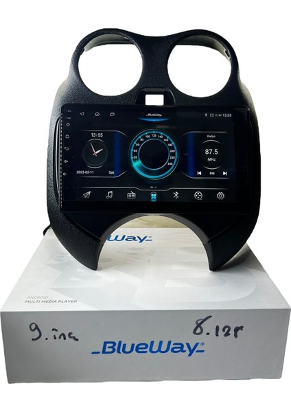 Nissan Micra 2010-2015 Blueway 8-128 Tam Profesyonel Oem Multimedia