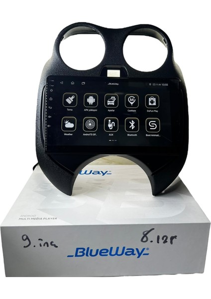 Nissan Micra 2010-2015 Blueway 8-128 Tam Profesyonel Oem Multimedia fiyatları
