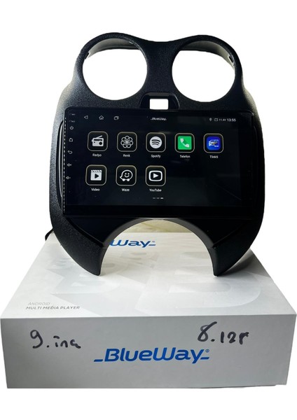 Nissan Micra 2010-2015 Blueway 8-128 Tam Profesyonel Oem Multimedia modelleri