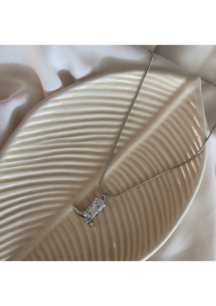 Silver Kovboy Çizmesi Kolye