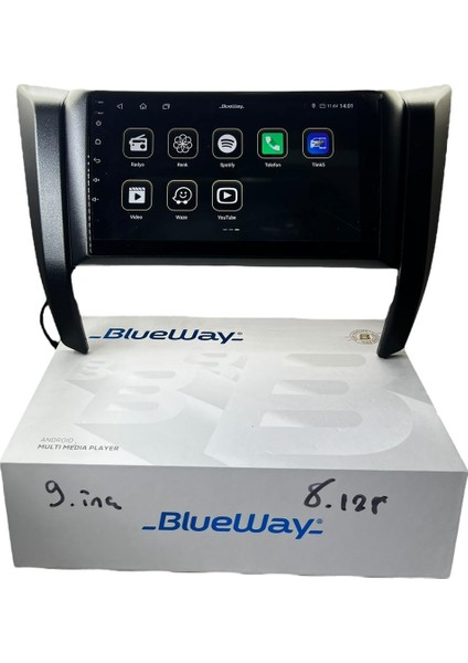 Nissan Navara 2016-2022 Blueway 8-128 Tam Profesyonel Oem Multimedia modelleri