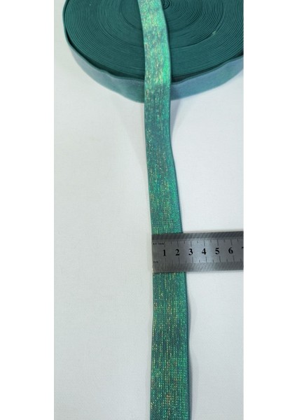 Yeşil Mavi Janjanlı Lastik Şerit fırsatları