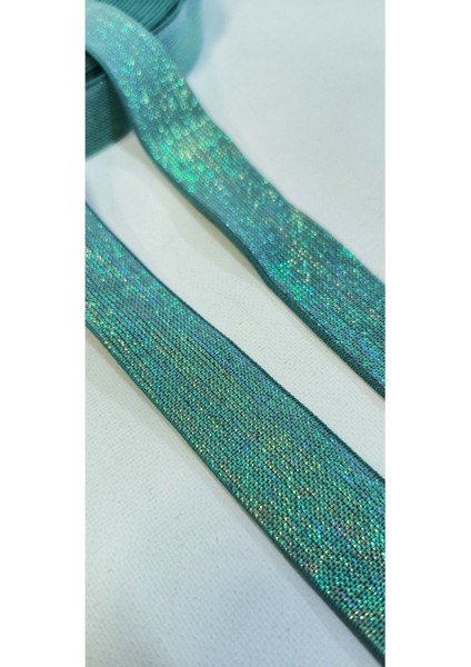 Yeşil Mavi Janjanlı Lastik Şerit indirimleri