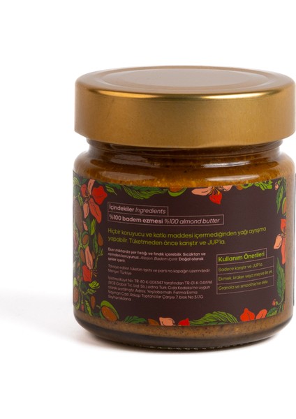 Șeker İlavesiz %100 Badem Ezmesi - 200GR fırsatları