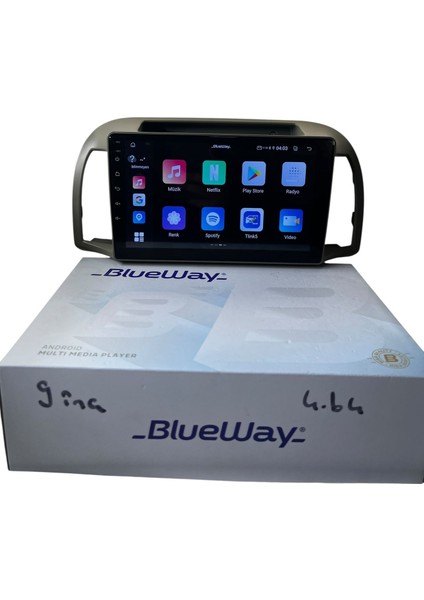 Nissan Micra 2002-2010 Blueway 4-64 Profesyonel Oem Multimedia fiyatları