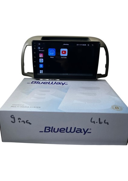 Nissan Micra 2002-2010 Blueway 4-64 Profesyonel Oem Multimedia indirimleri