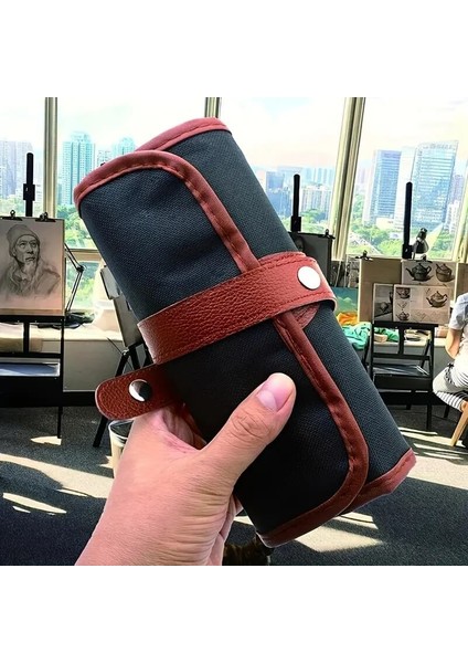 Kara Kalem Çizim Seti, Eskiz Kalem Seti, Dereceli Kalem Set, Kömür Kalem, Kalemlikli-25 Parça fırsatları