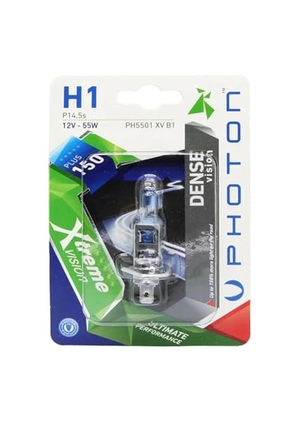 H1 Xtreme Vision BLISTER%150 Fazla Işık 2 Adet