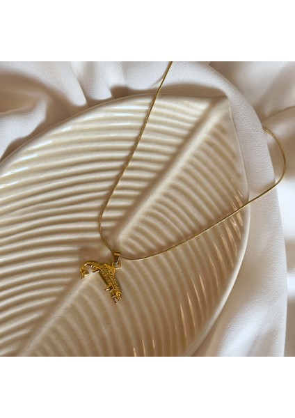 Gold Çelik Balık Kolye