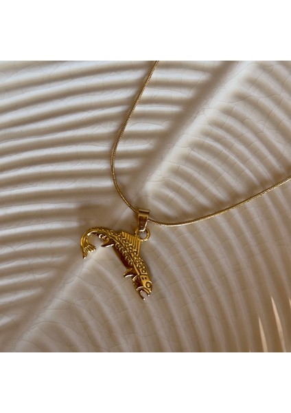 Gold Çelik Balık Kolye fiyatları