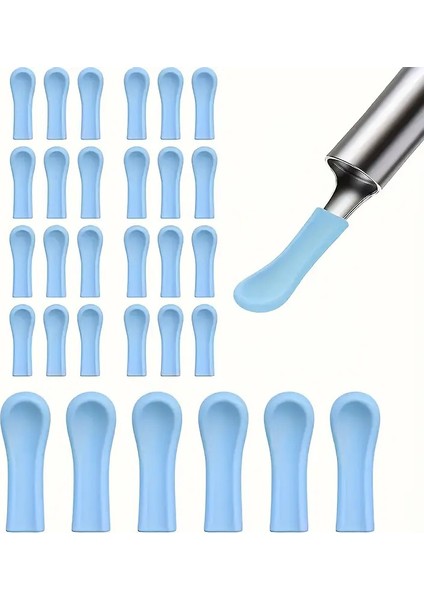 25 Adet Kulak Temizleme Cihazı Silikon Yedek Ucu