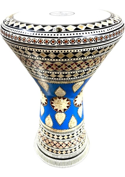 Gawharet El-Fan Sedef Işlemeli Döküm Darbuka JZ11