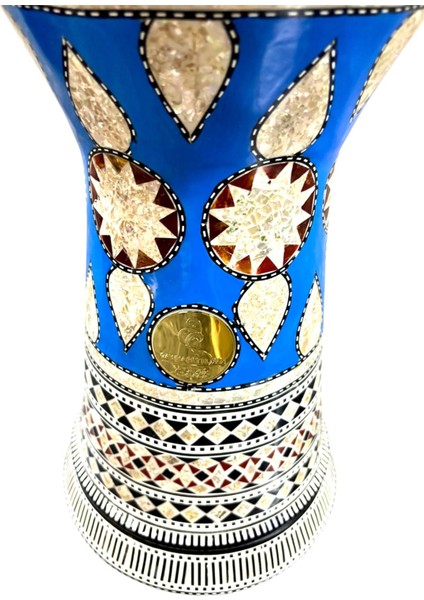 Gawharet El-Fan Sedef Işlemeli Döküm Darbuka JZ11 modelleri