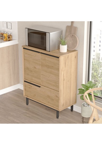 Bohem Mutfak Dolabı Mikrodalga 3 Kapaklı Metal Ayaklı Sepet BOH8A-S fiyatları