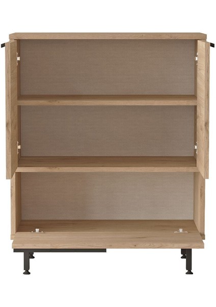 Bohem Mutfak Dolabı Mikrodalga 3 Kapaklı Metal Ayaklı Sepet BOH8A-S modelleri