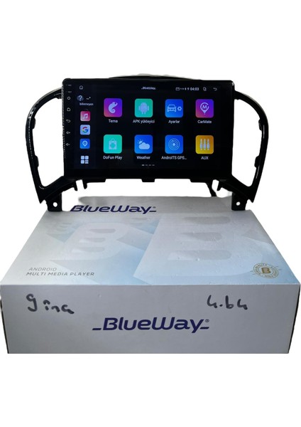 Nissan Juke 2010-2018 Blueway 4-64 Profesyonel Oem Multimedia modelleri