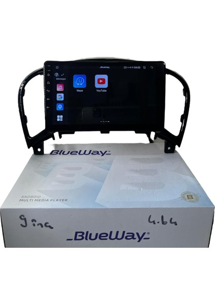 Nissan Juke 2010-2018 Blueway 4-64 Profesyonel Oem Multimedia indirimleri