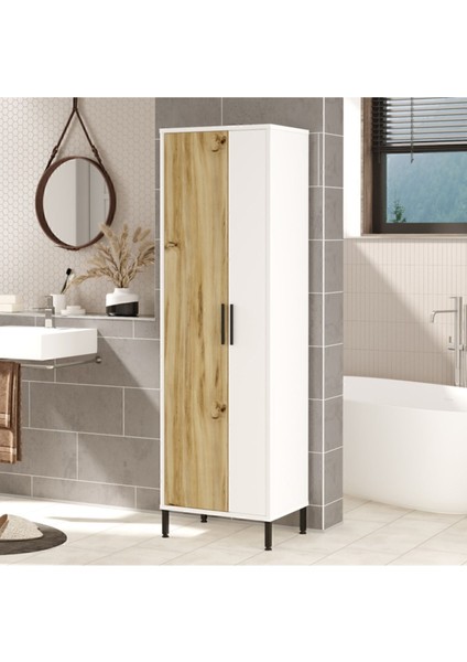 Rundell Çok Amaçlı Dolap Vileda Banyo Dolabı Beyaz Run1-W fiyatları