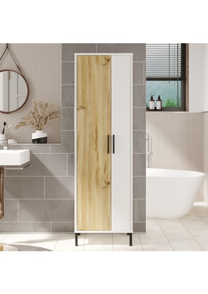 Rundell Çok Amaçlı Dolap Vileda Banyo Dolabı Beyaz Run1-W modelleri