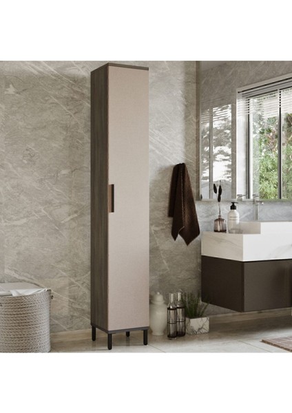 Jada Çok Amaçlı Dolap Banyo,mutfak,ofis,kiler Metal Ayaklı Jad3-Cv