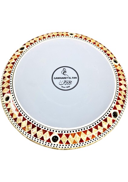Gawharet El-Fan Sedef Işlemeli Döküm Darbuka JZ14 fiyatları