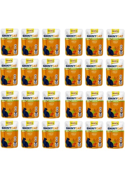 Shinycat Pouch Tavuklu Kedi Yaş Mama 70 Gr. x 24 Adet