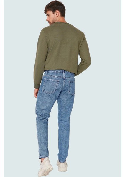 Erkek Pamuk Denim Pantolon Dar Paça Normal Bel Rahat Günlük Stil Yaz Aylarının Vazgeçilmezi fiyatları