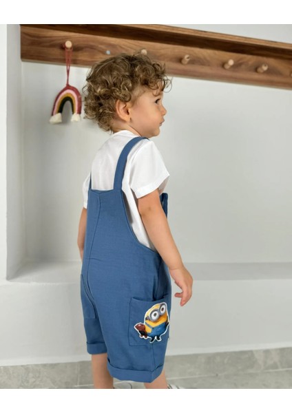 Askı Boyu Ayarlanabilen Aksesuarlı Salopet Erkek Bebek/çocuk Tulum (Tek Tulum) fiyatları