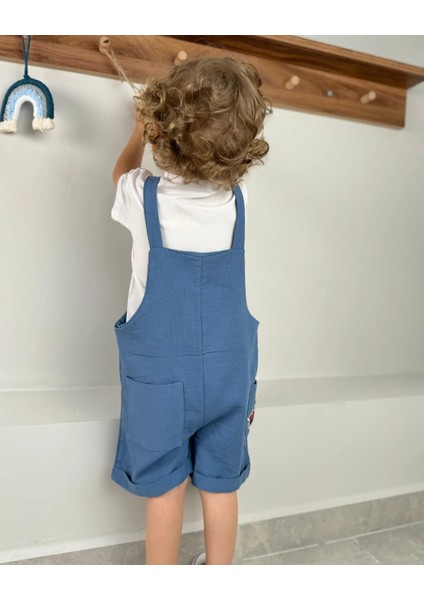 Askı Boyu Ayarlanabilen Aksesuarlı Salopet Erkek Bebek/çocuk Tulum (Tek Tulum) modelleri