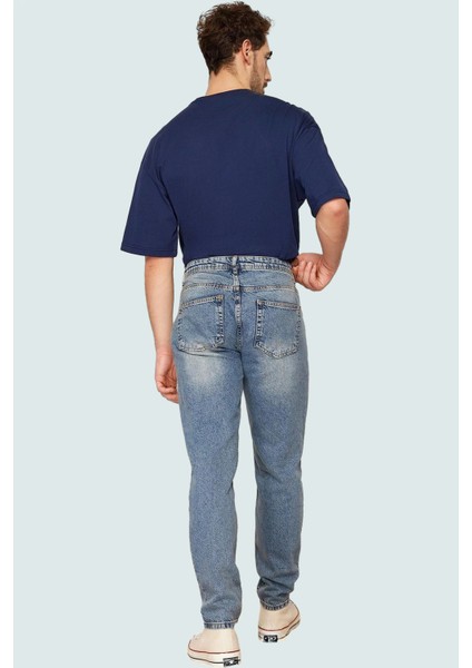 Erkek Pamuk Denim Pantolon Dar Paça Normal Bel Rahat Günlük Stil Yaz Aylarının Vazgeçilmezi modelleri